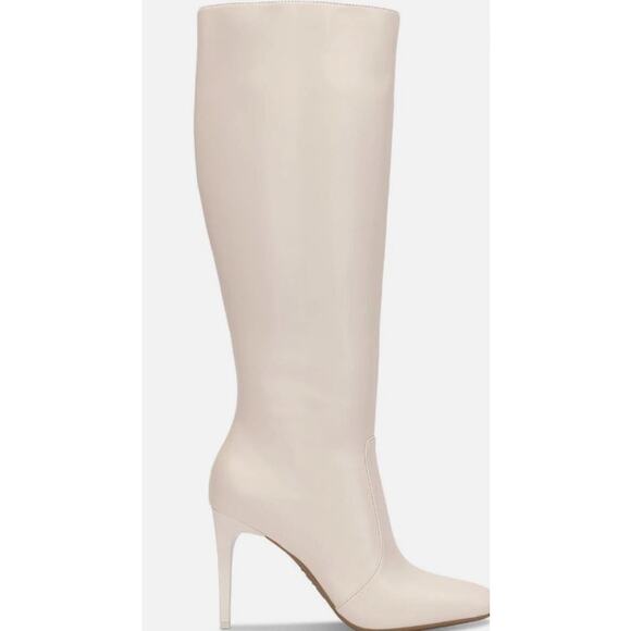 International Concepts Women's Videl Knee High Dress Boots Size 9.5 Cream NWT - Picture 1 of 5
